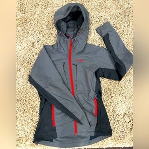 Women’s small Outdoor Research windbreaker jacket.